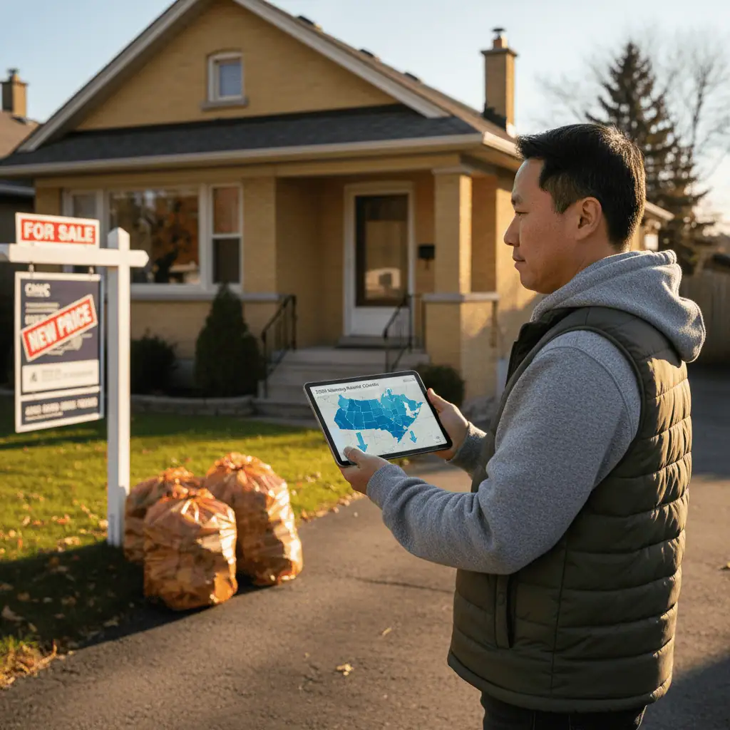 Housing market forecast - Why Ontario Home Prices Are Falling: The 2026 CMHC Outlook - blog illustration